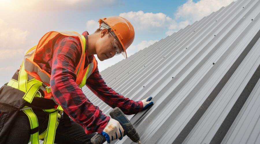Professional metal roof installation in Ellison Bay, WI